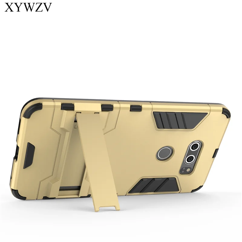 For Cover LG V30 Case Silicone Robot Hard Rubber Phone Coque XYWZV |