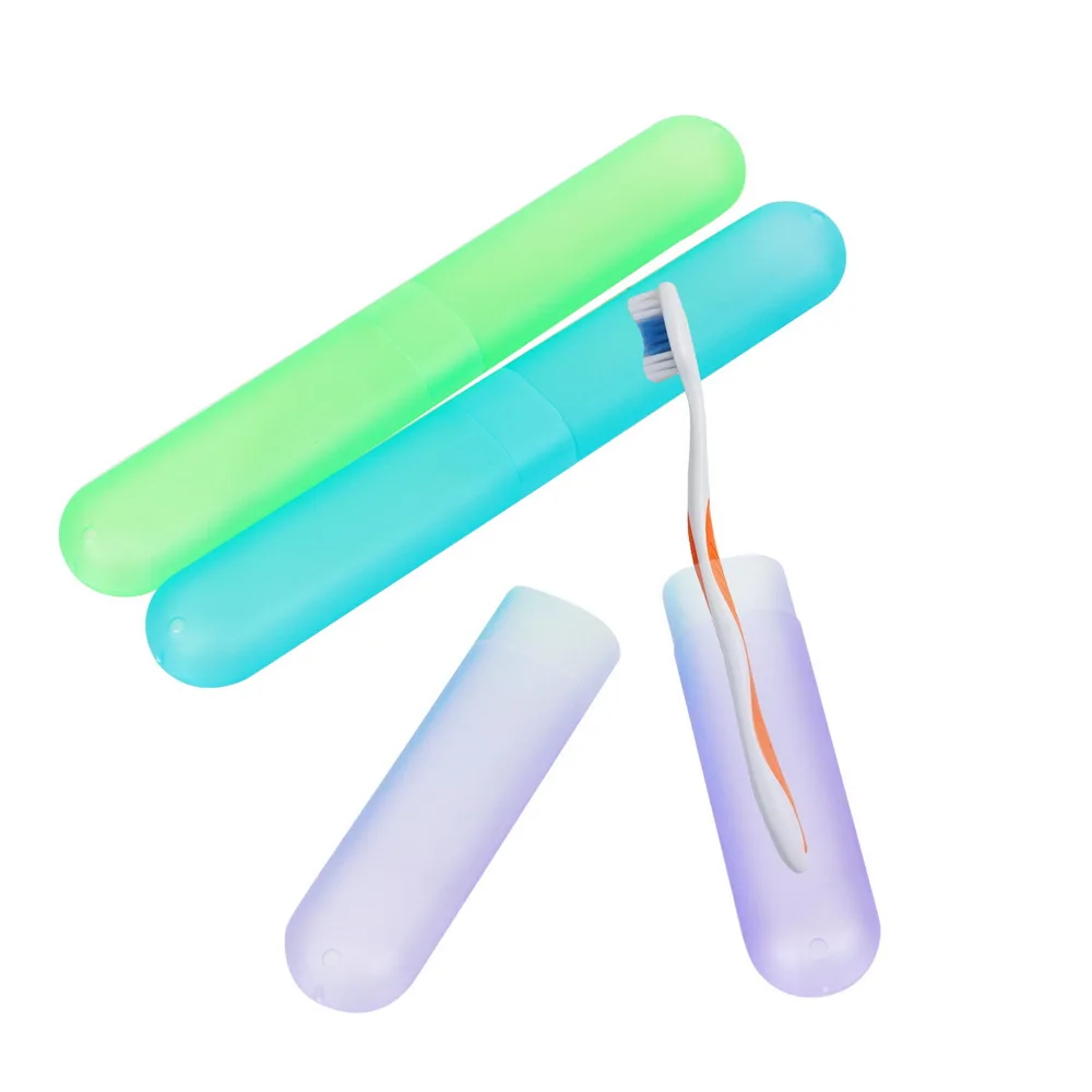 1 шт. пластиковый чехол для зубной щетки защита от пыли портативный цвета