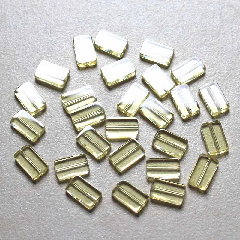 100 шт. бусины-подвески из австрийского хрусталя толщиной 3 мм 7 5 х12 стеклянные