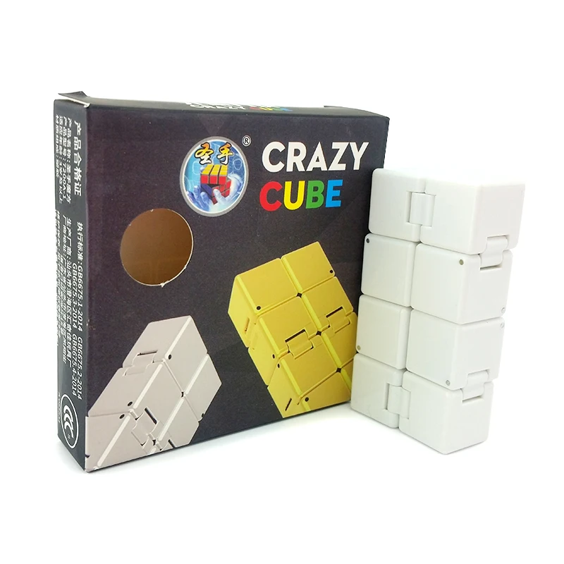 Бесконечный магический куб креативная мода скоростной белая головоломка твист