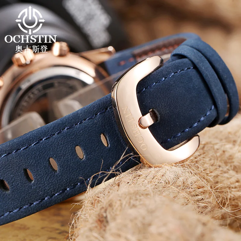 Часы наручные OCHSTIN Мужские кварцевые многофункциональные Роскошные Брендовые