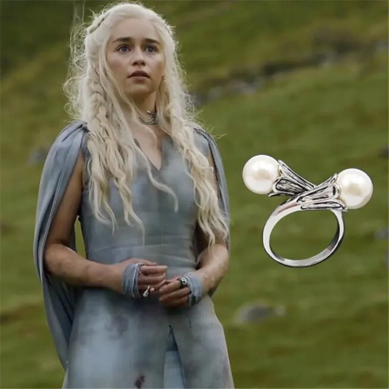 Кольцо для косплея из фильма Игра престолов кольцо Targaryen аксессуары регулируемое