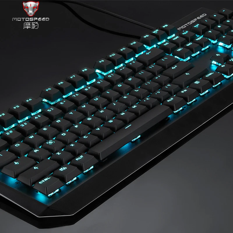Motospeed CK95 USB игровая механическая клавиатура с подсветкой для геймера RGB