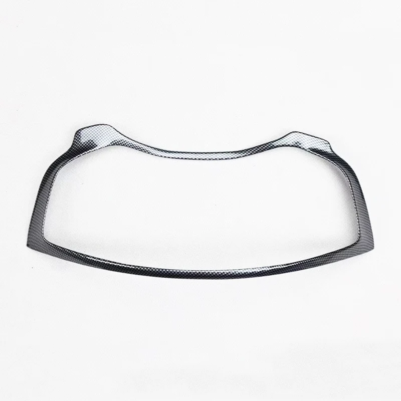 ABS Carbon Fiber TOMEFON для Ford Mondeo 2013 ABS углеродное волокно цвет древесины автомобиля передний интерьер драйвер приборной панели ридер рамка крышка литья отделка - Название цвета: ABS Carbon Fiber