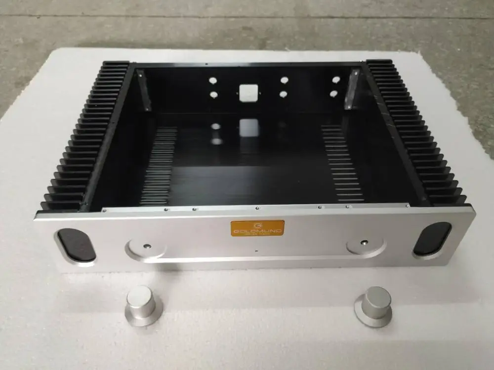 Чехол из алюминия для усилителя мощности с двойным радиатором серии BRZHIFI