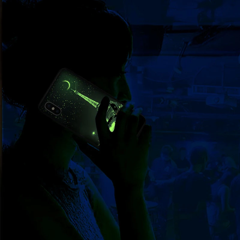 Световой Стекло мобильный чехол для телефона OPPO R9 Plus Встроенная крышка защитная