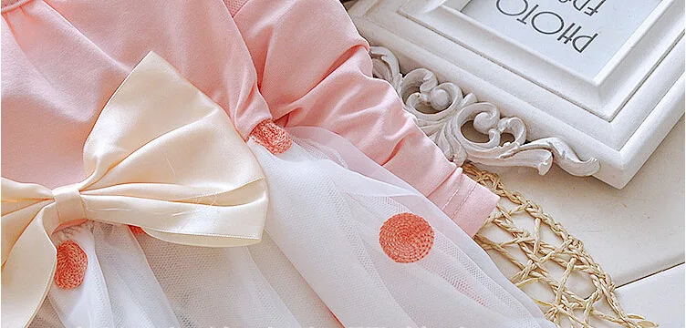 Новейшие осенние платья для маленьких девочек весеннее платье принцессы с