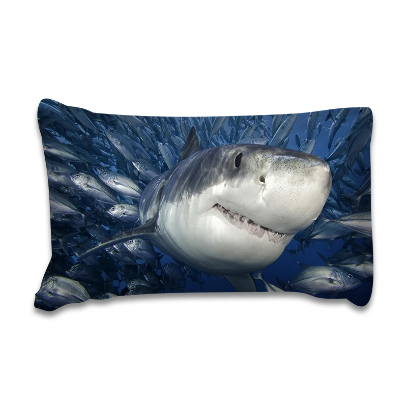 3D shark fish Bedding Set Animal design Duvet Cover Bed Sheet Twin Full Queen King Bedding enlarge