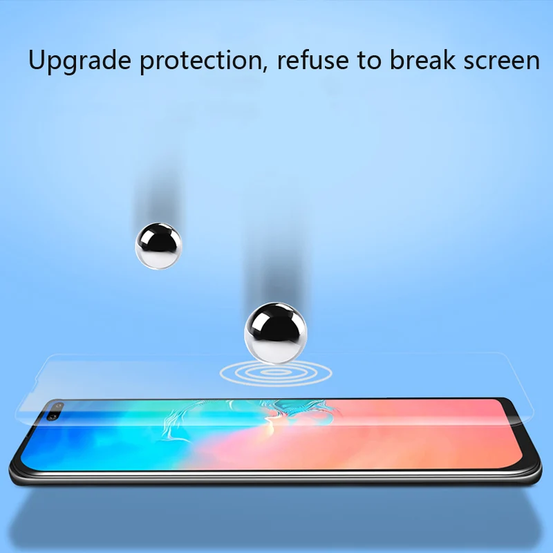 Прозрачное изогнутое жидкое ультрафиолет закаленное стекло для Samsung Galaxy S10 S8 S9 Plus S10E Note 8 9 S6 S7 edge Plus защита экрана