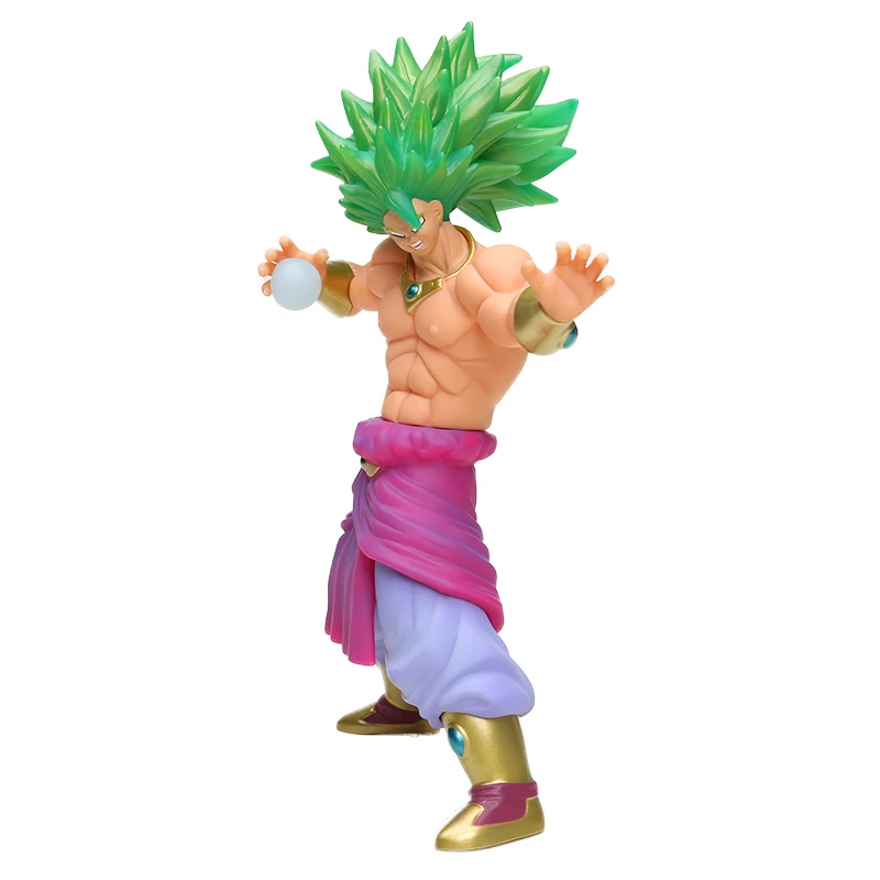10-26 см Dragon Ball Z красный Сон Гоку Вегета SS4 ПВХ фигурка Gogeta Dragonball GT Super Saiyan 4 Коллекционная модель игрушки куклы - Цвет: 25cm green hair opp
