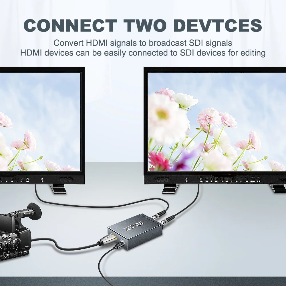 Mini HD 3G SDI в HDMI конвертер * 2 адаптер дисплей 1080p с usb питанием коммутатор для PS3/4 Smart
