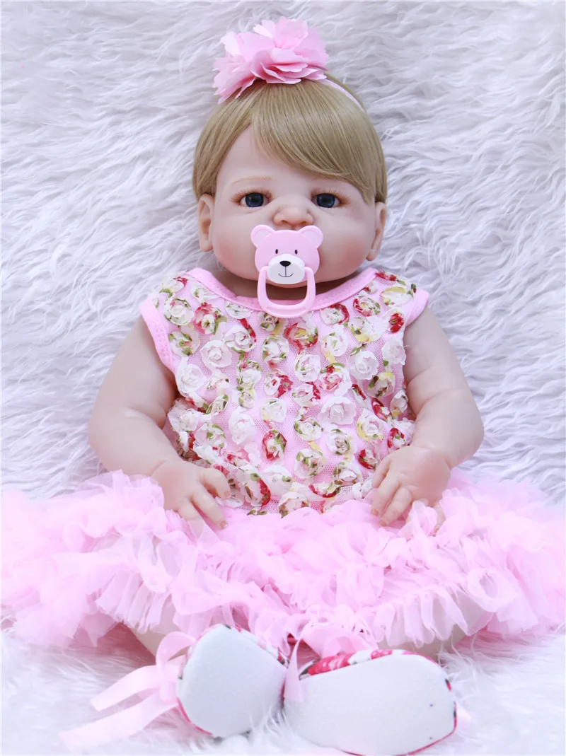 Реалистичная силиконовая кукла для новорожденных 56 5 см|full body silicone reborns|reborn baby