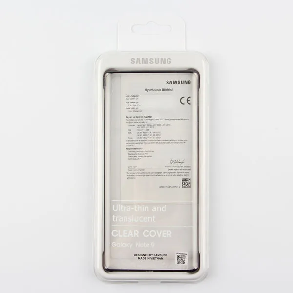 Gray Samsung прозрачный защитный чехол для телефона samsung Note9 NOTE 9 N960F ультра тонкий Задний защитный чехол Stealth TPU - Цвет: Gray