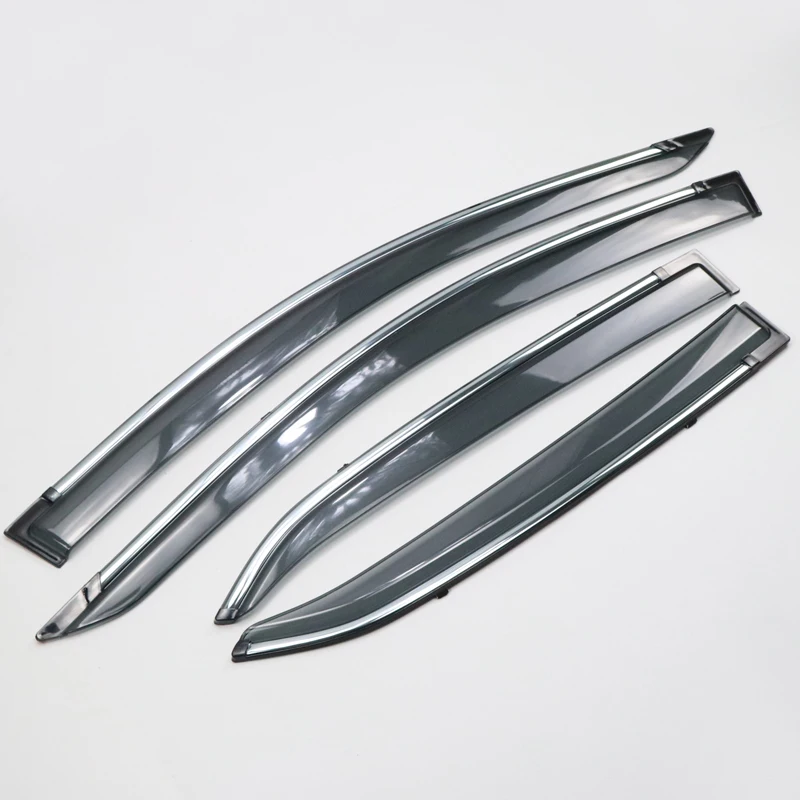

For Toyota Corolla E170 Sedan 2013 2014 2015 2016 2017 Window Visor Rain Sun Shield Guard Deflector Trim 4pcs Car Styling