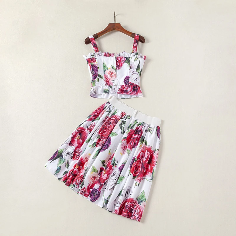 2018 высококачественные женские комплекты с цветочным принтом милые сексуальные