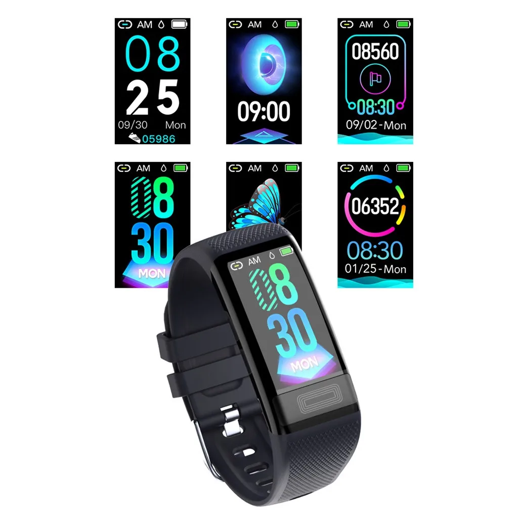 Beautyss Bluetooth умные часы пульсометр кровяное давление для Android iOS женские amazfit bip
