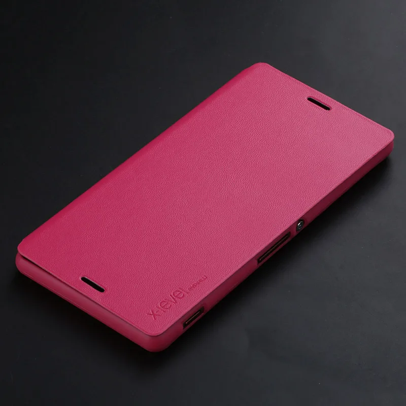 X-Level роскошный Бизнес Стиль из искусственной кожи чехол для sony Xperia Z3 откидная