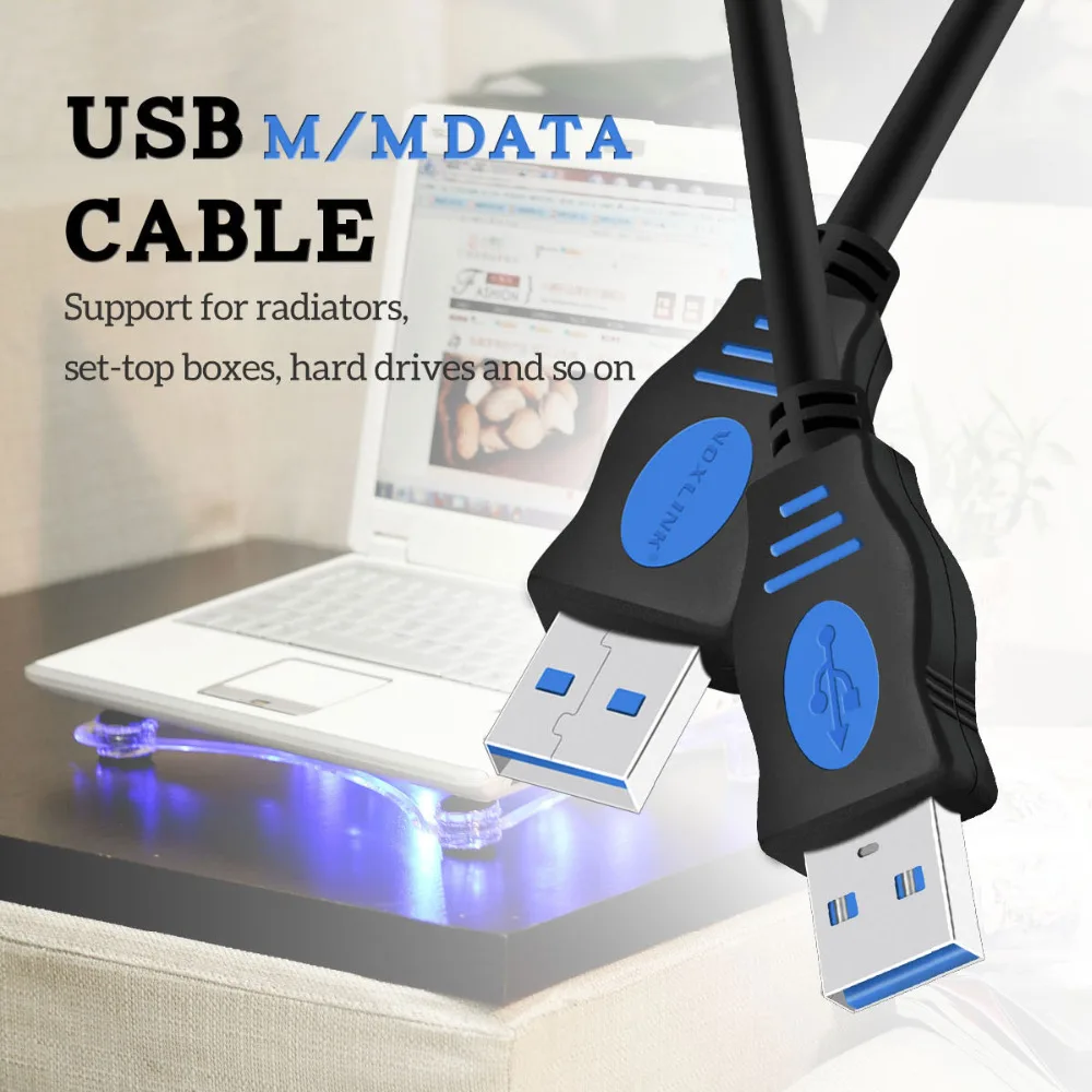 Кабель удлинитель VOXLINK USB 2 0 Папа папа|Кабели USB| |