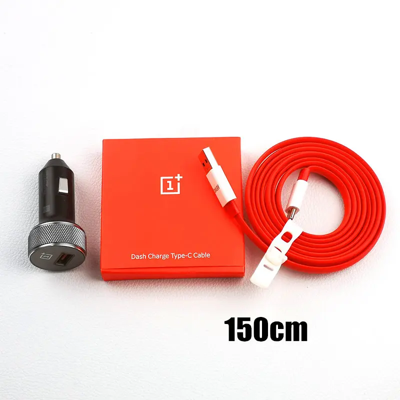 Оригинальное EU Oneplus 7 dash зарядное устройство адаптер питания быстрая зарядка Usb Dash автомобильное зарядное устройство для Oneplus 6 6t 5 5t 3t 3 One Plus - Тип штекера: 150cm car charger
