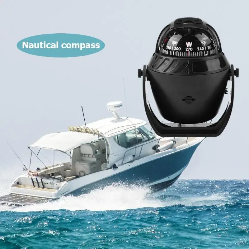 LC760 профессиональный электронный морской навигационный Компас для лодки корабля автомобиля Открытый Инструменты