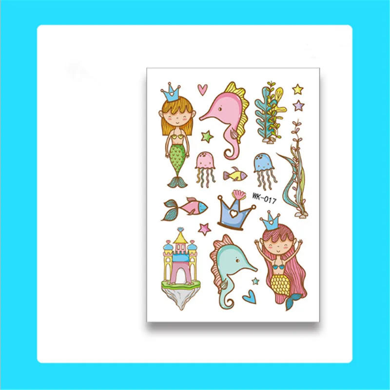 10 шт. наклейки-тату русалка | Дом и сад