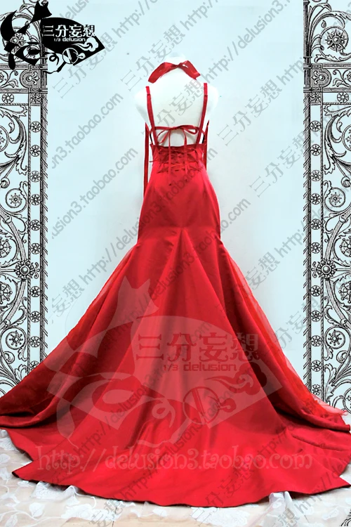 Красное платье принцессы Хино Рей косплей костюм свадебное для вечерние