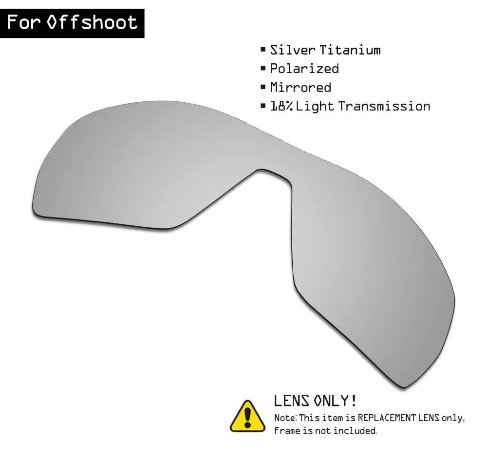 Поляризованные солнцезащитные очки SmartVLT Сменные линзы для Oakley Offshoot серебристый