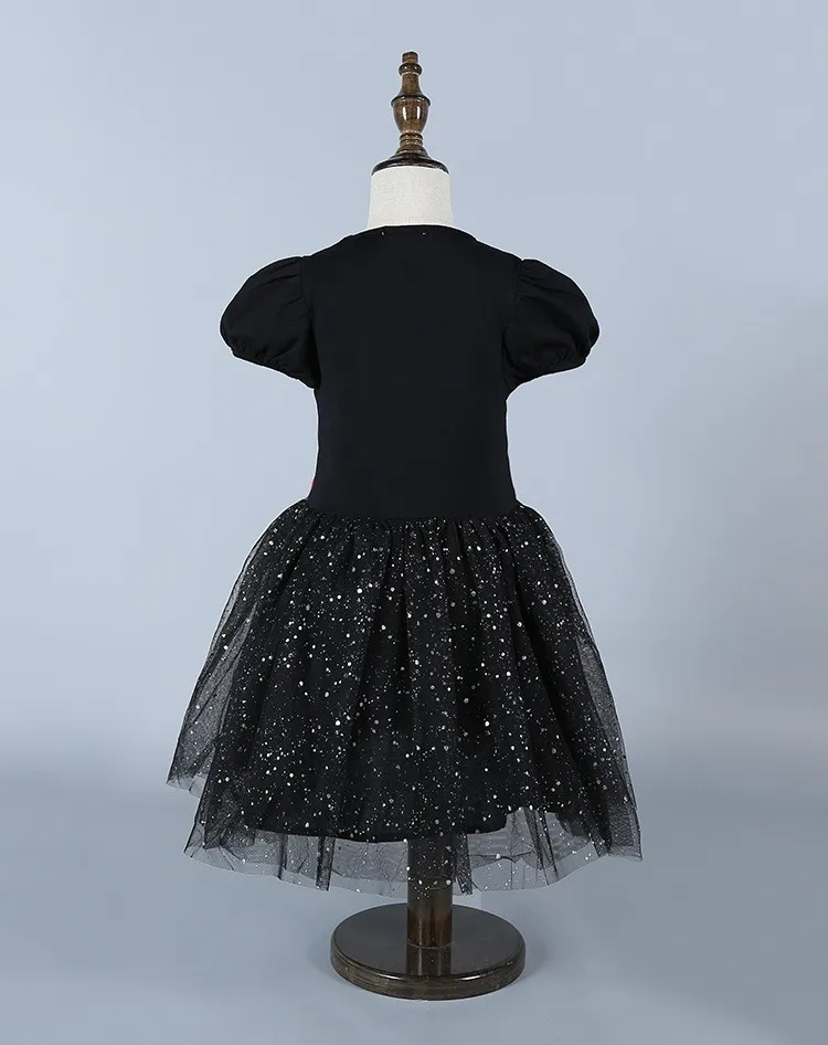 Модное платье для маленьких девочек с Минни Маус дня рождения одежда детской