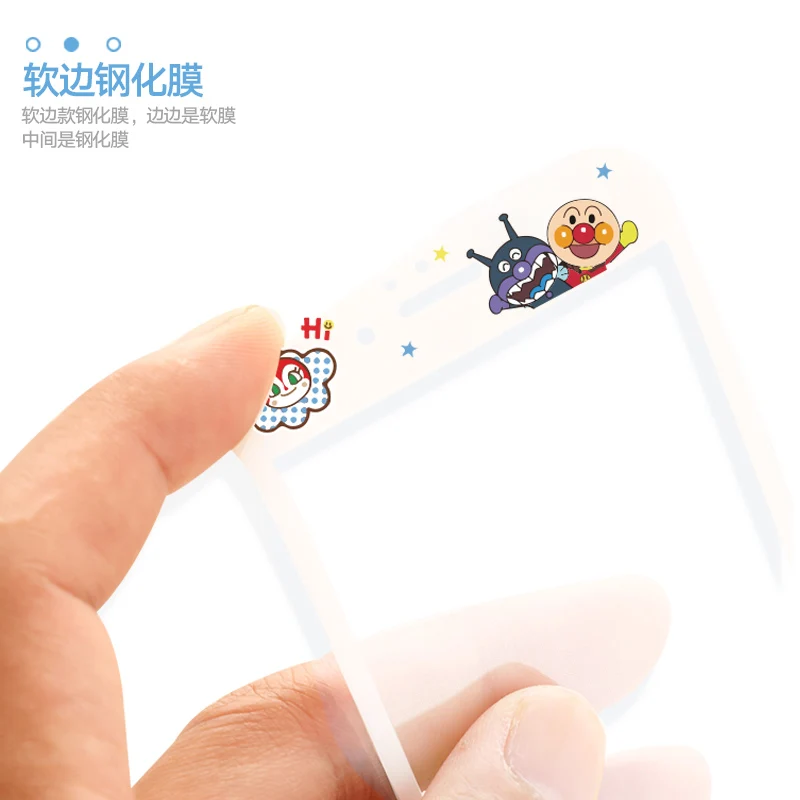 2 шт милый Anpanman для iPhone 8 протектор переднего экрана закаленное стекло устойчивая