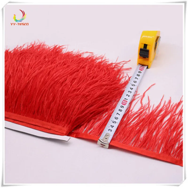 Бесплатная доставка многоцветный страусиных перьев планки 5 м