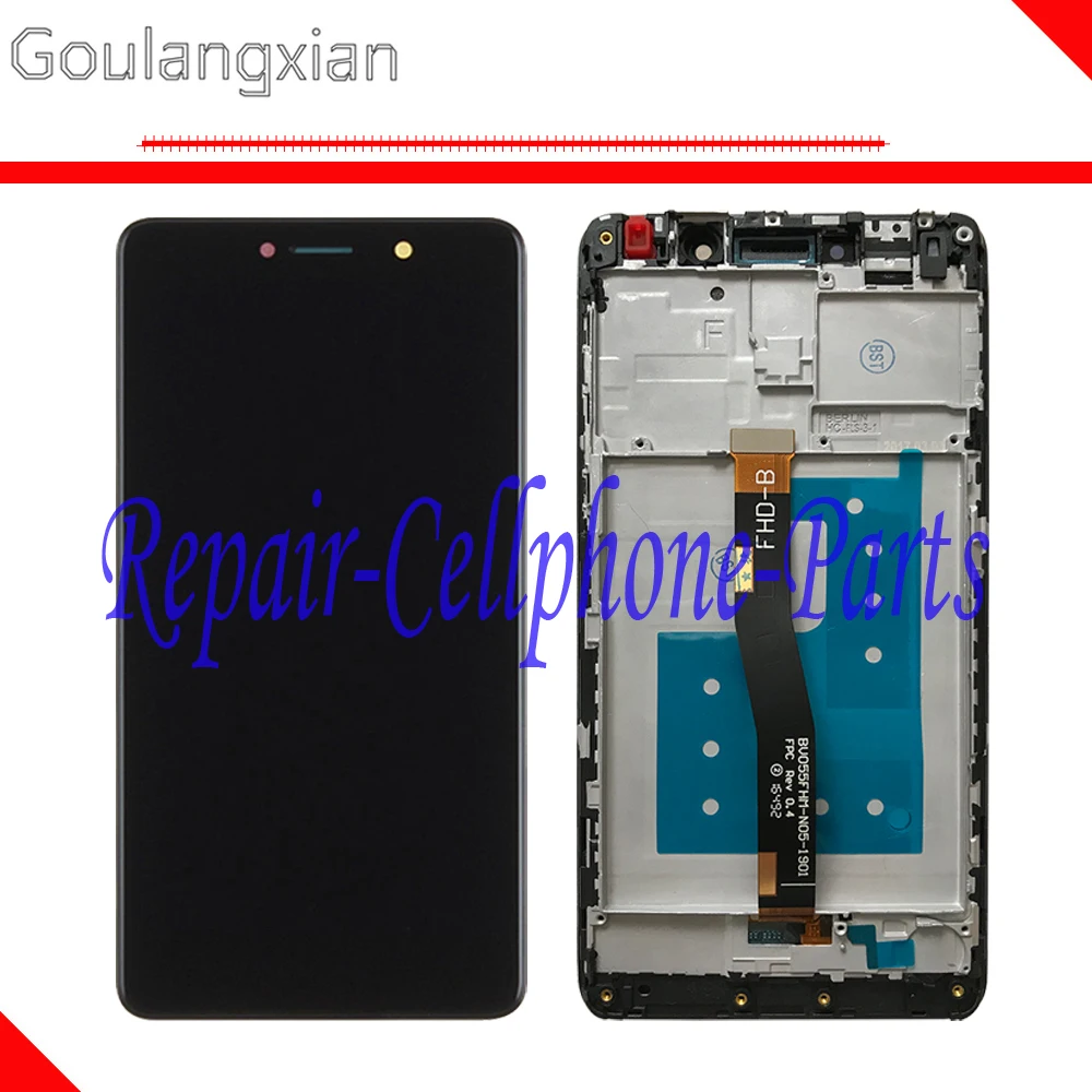 От Тесты полный ЖК-дисплей + сенсорный экран дигитайзер в сборе с рамкой для Huawei