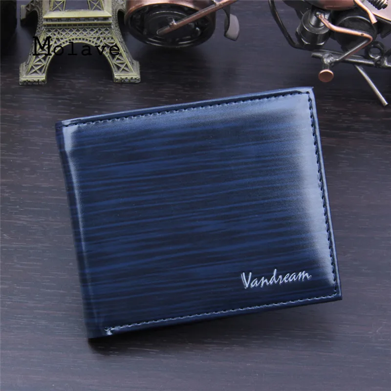 MOLAVE кошелек luco Couro Genuino Carteira Moda Soild Curto двойные Homens Carteira Casuais Bolsa Masculina Dos oct17