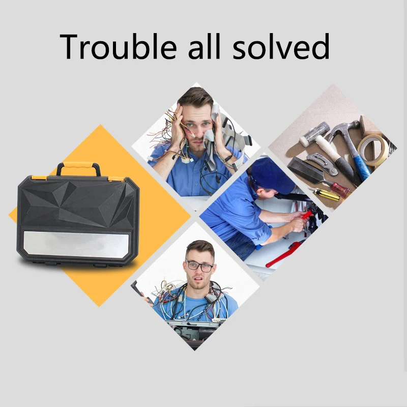 100 piece set бытовой набор инструментов Multi function repair аппаратный инструмент
