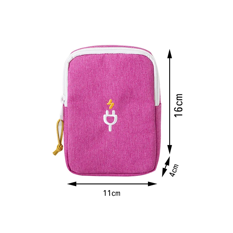HMUNII Cartoon Digital Bag Data Lines Power Bank Package Portable Multi-function Travel Pouch Case bag | Багаж и сумки