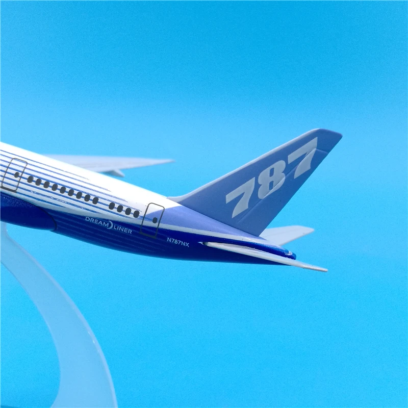 16 см Прототип Boeing 787 авиакомпании самолет модель B787 сплава авиации самолета