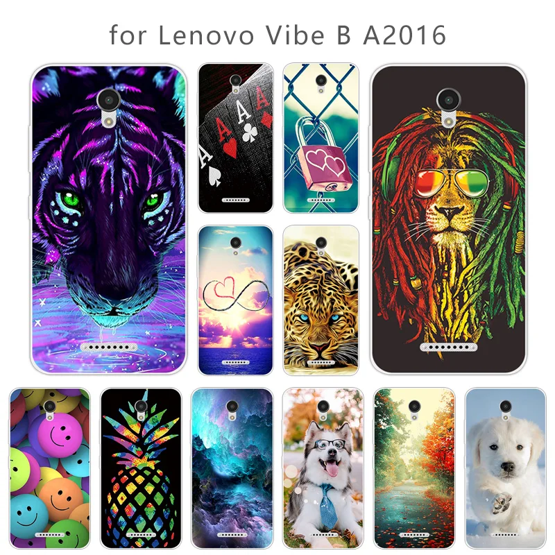 For Lenovo A1010a20 Case 4.5 inch Soft TPU Skuli Phone Cases A Plus A1010 a20 A2016 Silicone Back Cover |