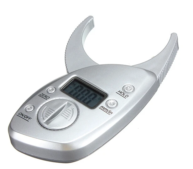 

30pcs/lot LCD Display Digital Body Fat Caliper Skin Fold Analyzer