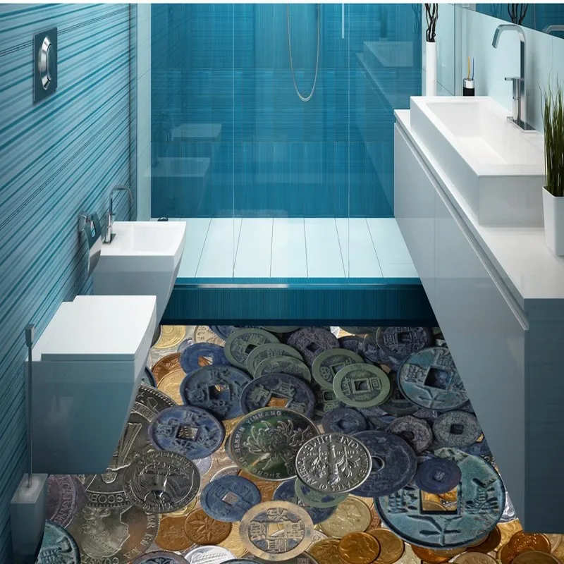 Бесплатная доставка на заказ китайская старинная монета пол прикрепляется