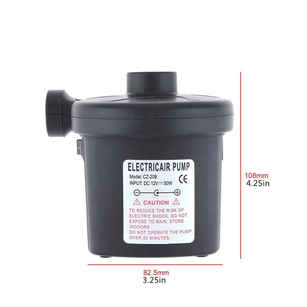 Сменный двухцелевой воздушный насос Электрический Всасывающий/надувной для