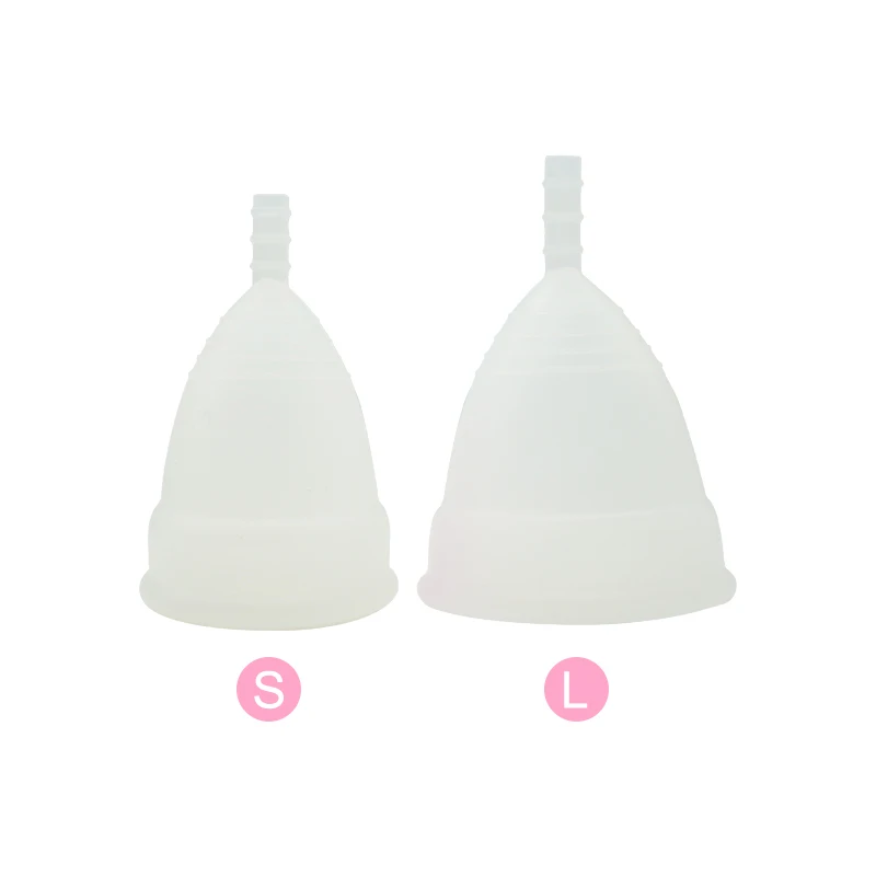 1L-1S-2naked-white Женская чашка копа менструальная для женщин силиконовая чашка женственная гигеин менструальная чашка лучше менструальных подушечек многоразовая чашка - Цвет: 1L-1S-2naked-white