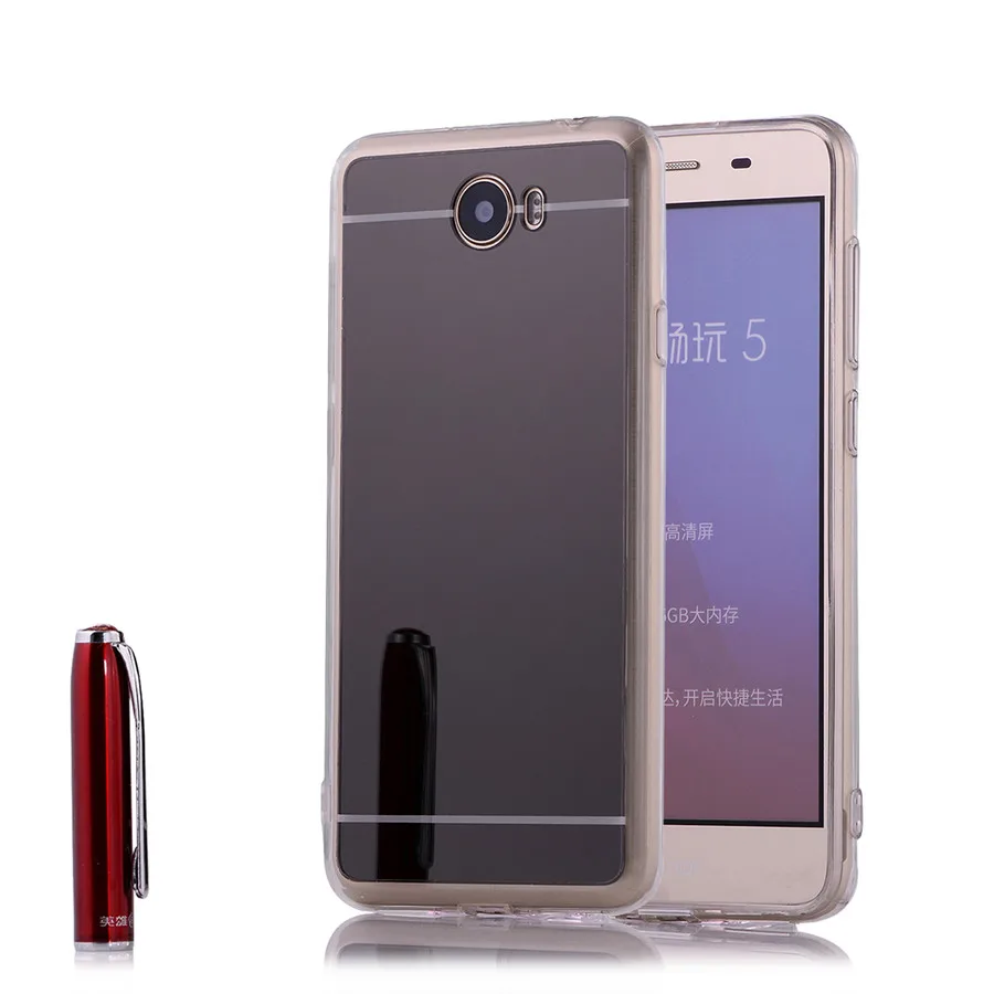Для huawei Honor 5A чехол с зеркальным покрытием чехол для huawei Honor 5A чехол LYO-L21 Русская версия роскошный силиконовый защитный чехол