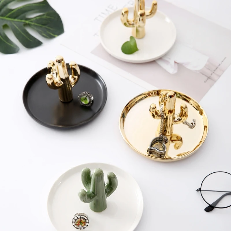 Скандинавский декор фарфоровая тарелка фламинго кролики Декор ювелирный лоток