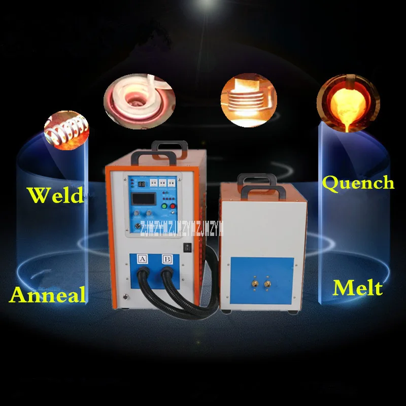 

40KW High Frequency Brazing Machine Induction Soldering Metal Brazing machine Smelting Melting Furnace Annealing Equipment 380V