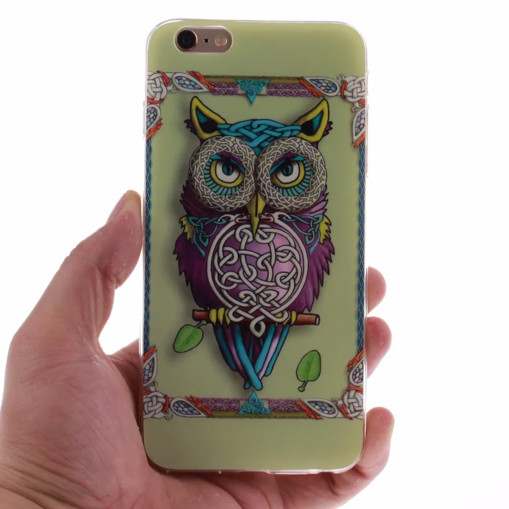 Силиконовый чехол ARYIKUM для Coque iphone 6 S Plus мандала Лев аксессуары телефонов 6s Capinha |