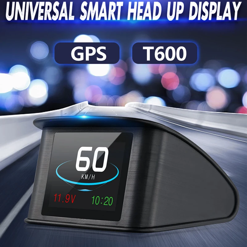YASOKRO автомобильный HUD gps дисплей головы вверх проектор цифровой спидометр датчик