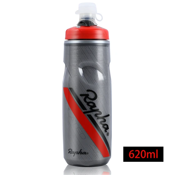 Redgray 620ml Rapha велосипедная бутылка для воды 620/750 мл герметичная сжимаемая велосипедная бутылка для воды BPA-free Кемпинг Туризм Запираемая Спортивная бутылка для воды - Цвет: Redgray 620ml