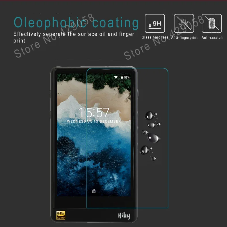 Защитная пленка для экрана из закаленного стекла Hiby R6 Pro / R6|Защитные стёкла и