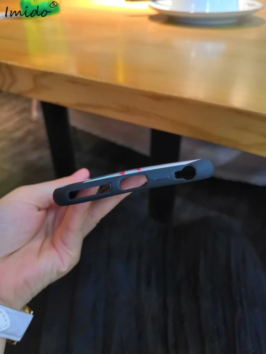 IMIDO милый чехол с фламинго для iphone X 7 7Plus Blu-Ray мягкий IMD TPU 6 6s 6plus plus 8 8plus задняя