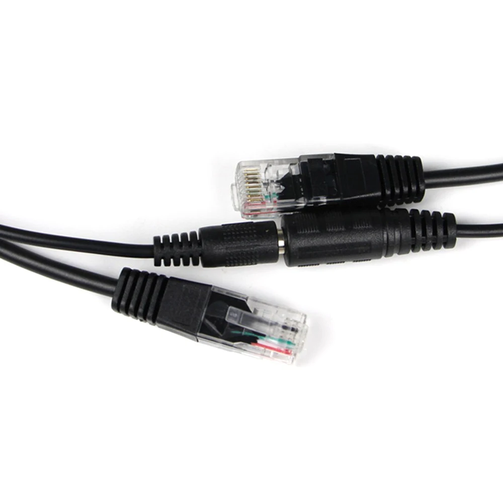 Кабель POE 2 шт. Пассивный адаптер Power Over Ethernet разветвитель инжектор модуль питания