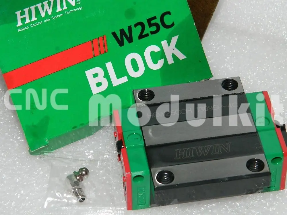 Блок HGW25 оригинальный Тайвань HIWIN HGH25 CNC линейный подшипник с фланцем HGW25CA линейная